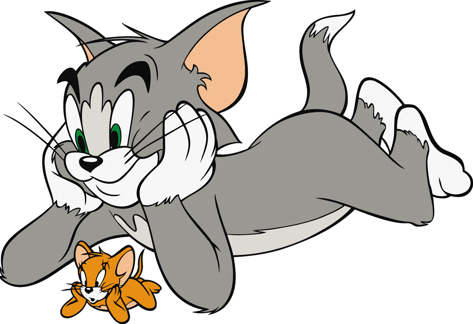 Tom And Jerry - Dibujos De Tom Jerry Animados Clipart (1600x1095), Png Download