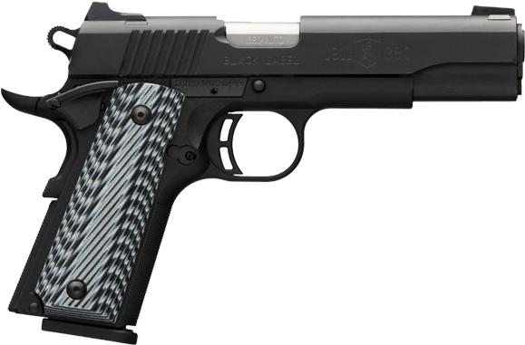 Browning 1911-380 Black Label Pro - Browning 1911 Black Label Pro Clipart (600x600), Png Download