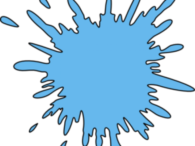 Water Drop Clipart Comic - Bubble Gum Popping Cartoon - Png Download (640x480), Png Download