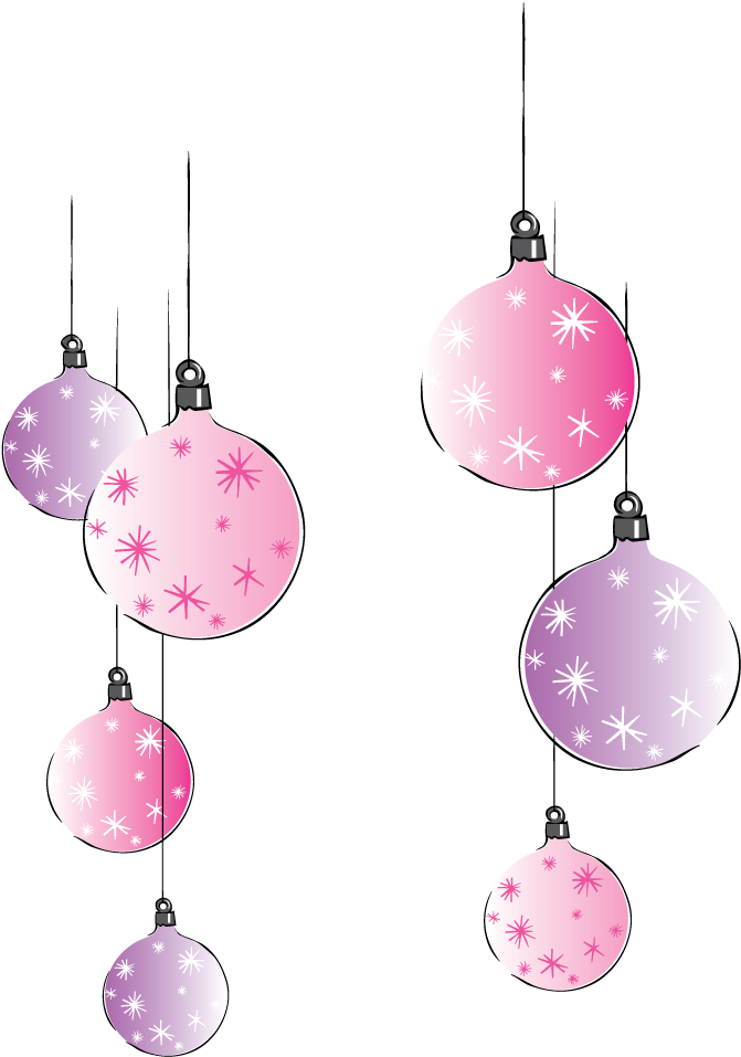 Merry Christmas Png Pink , Png Download Clipart (671x957), Png Download