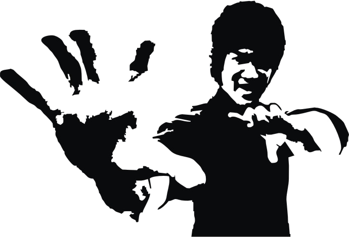 Manage Like Bruce Lee - Bruce Lee Wall Sticker Clipart (690x469), Png Download