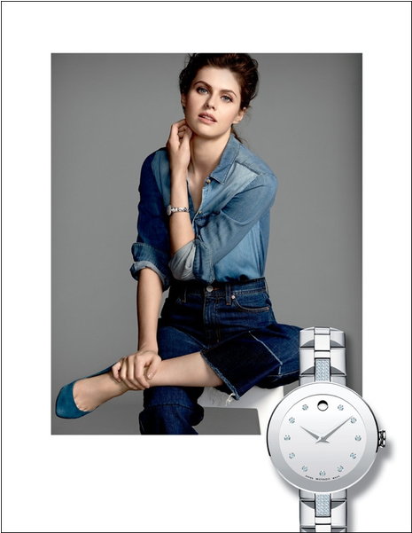 Sapphire Brand Ambassador, People Style Watch, Logan - Alexandra Daddario Movado Clipart (600x600), Png Download