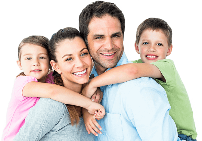 Dentist Happy Family , Png Download - Family Dentist Clipart (671x468), Png Download