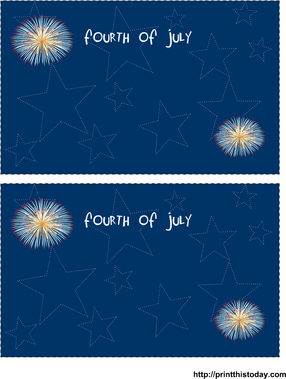 Fire Works Party Invite - Christmas Card Clipart (612x792), Png Download