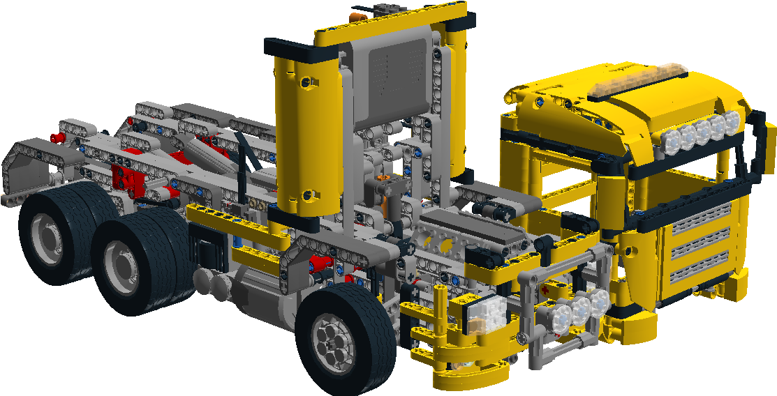 Dump Truck Cabin Off - Lego Clipart (1126x601), Png Download