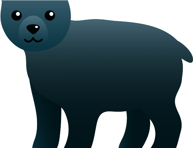 Black Bear Clipart Baylor Bear - Bear - Png Download (640x480), Png Download