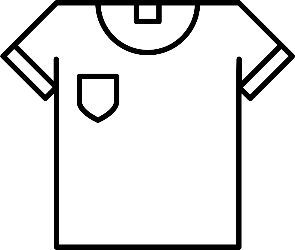 T Shirt Outline Png - Shirt Outline Clipart (981x832), Png Download