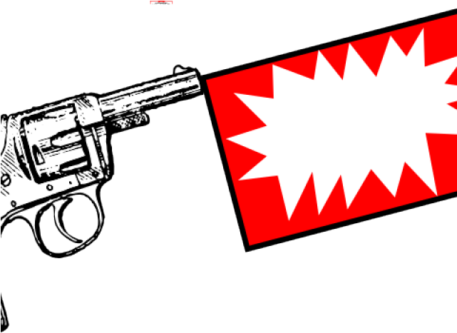 Flag Clipart Gun - Png Download (640x480), Png Download