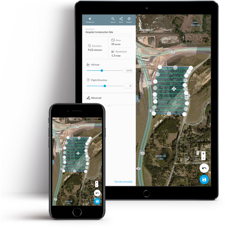 Update To The Latest Version Of The Dronedeploy Mobile - Iphone Clipart (1600x930), Png Download