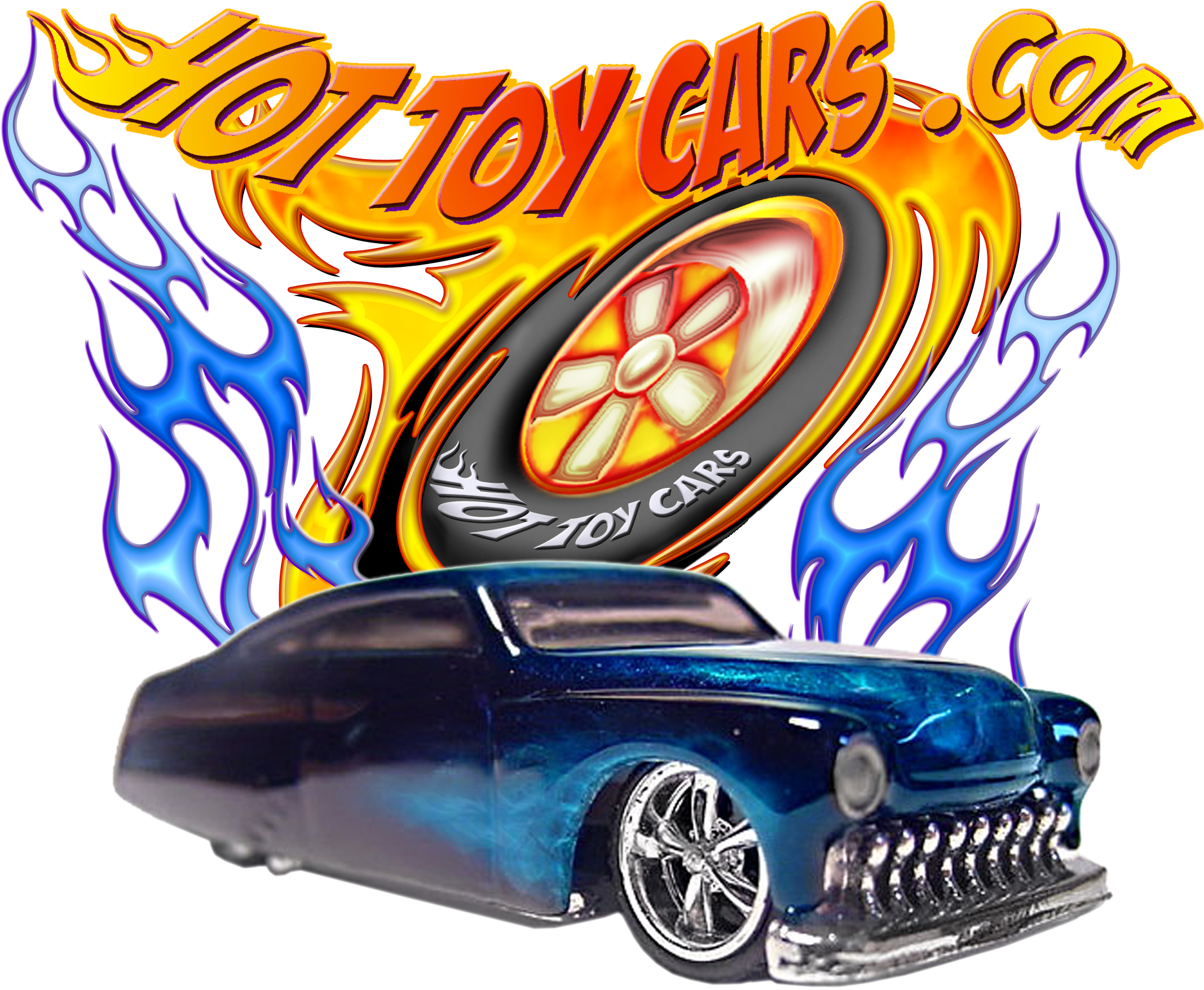 Hot Toy Cars - Classic Car Clipart (2400x1800), Png Download
