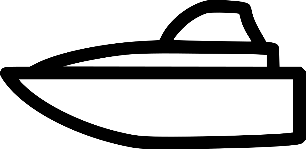 Png File - Speed Boat Icon Transparent Clipart (981x478), Png Download