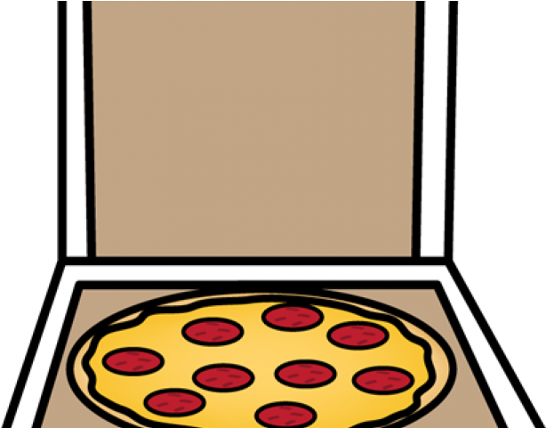 Whole Pizza Clipart - Box Pizza Clip Art - Png Download (640x480), Png Download
