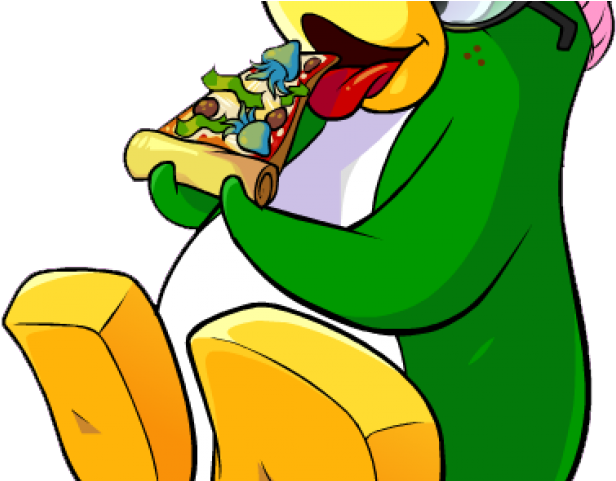 Club Penguin Green Girl Clipart (640x480), Png Download