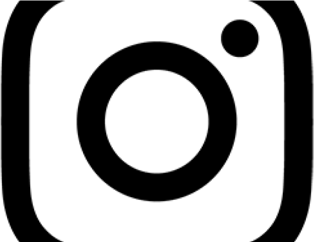 Instagram Clipart Instagram Logo - Bw Instagram Logo Png Transparent Png (640x480), Png Download