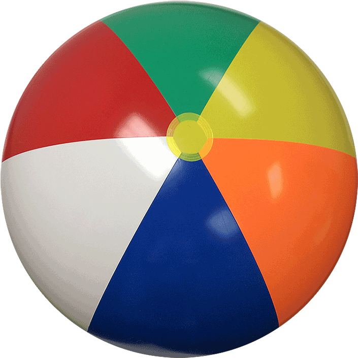Champion Beach Ball 48 Inch Clipart (750x750), Png Download