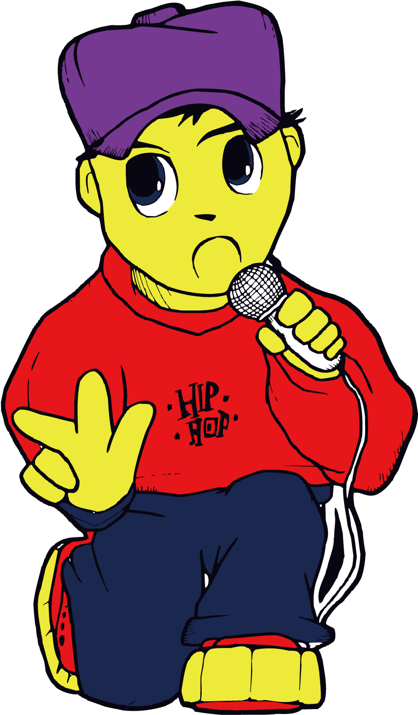 Cartoon Singing Illustration - مغني كرتون Clipart (1500x1501), Png Download