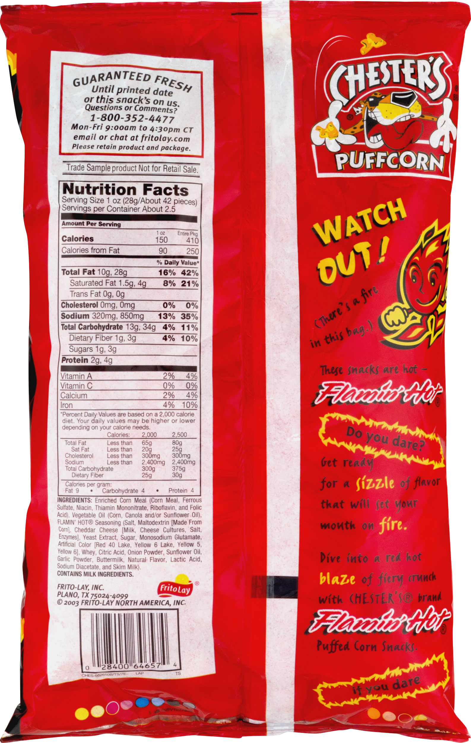 Hot Cheetos Puffcorn Calories - Snack Clipart (1587x2500), Png Download