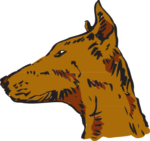 Dog Head Side View Svg Clip Arts 600 X 562 Px - Dog Head Side View Png Transparent Png (600x562), Png Download