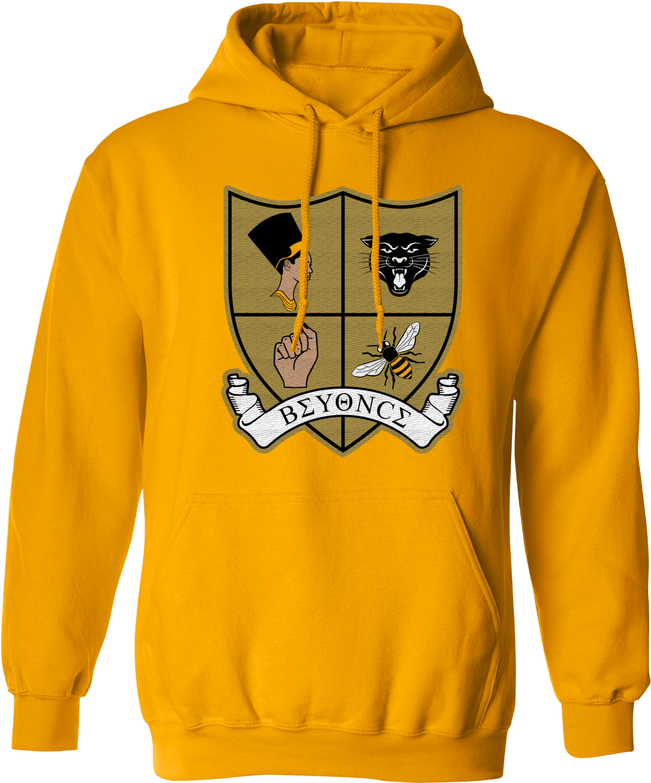 Beyonce Hoodie Sweatshirt Homecoming Coachella Yellow Clipart (1275x1535), Png Download
