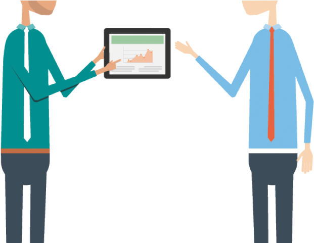 Tablet Clipart Cartoon Computer - Illustration - Png Download (640x480), Png Download