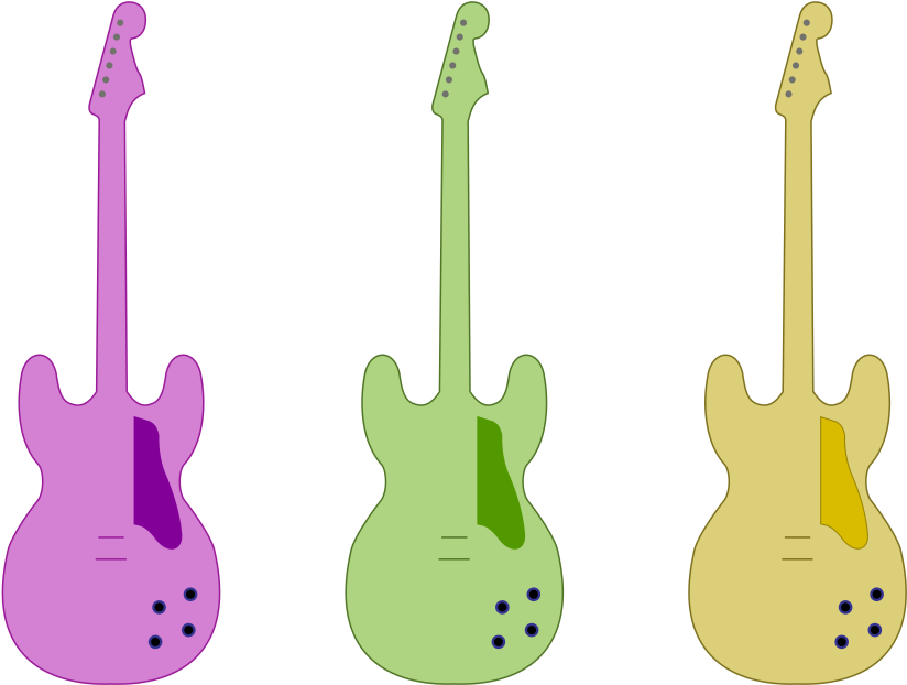 Clipart Info - Bass Guitar - Png Download (900x745), Png Download