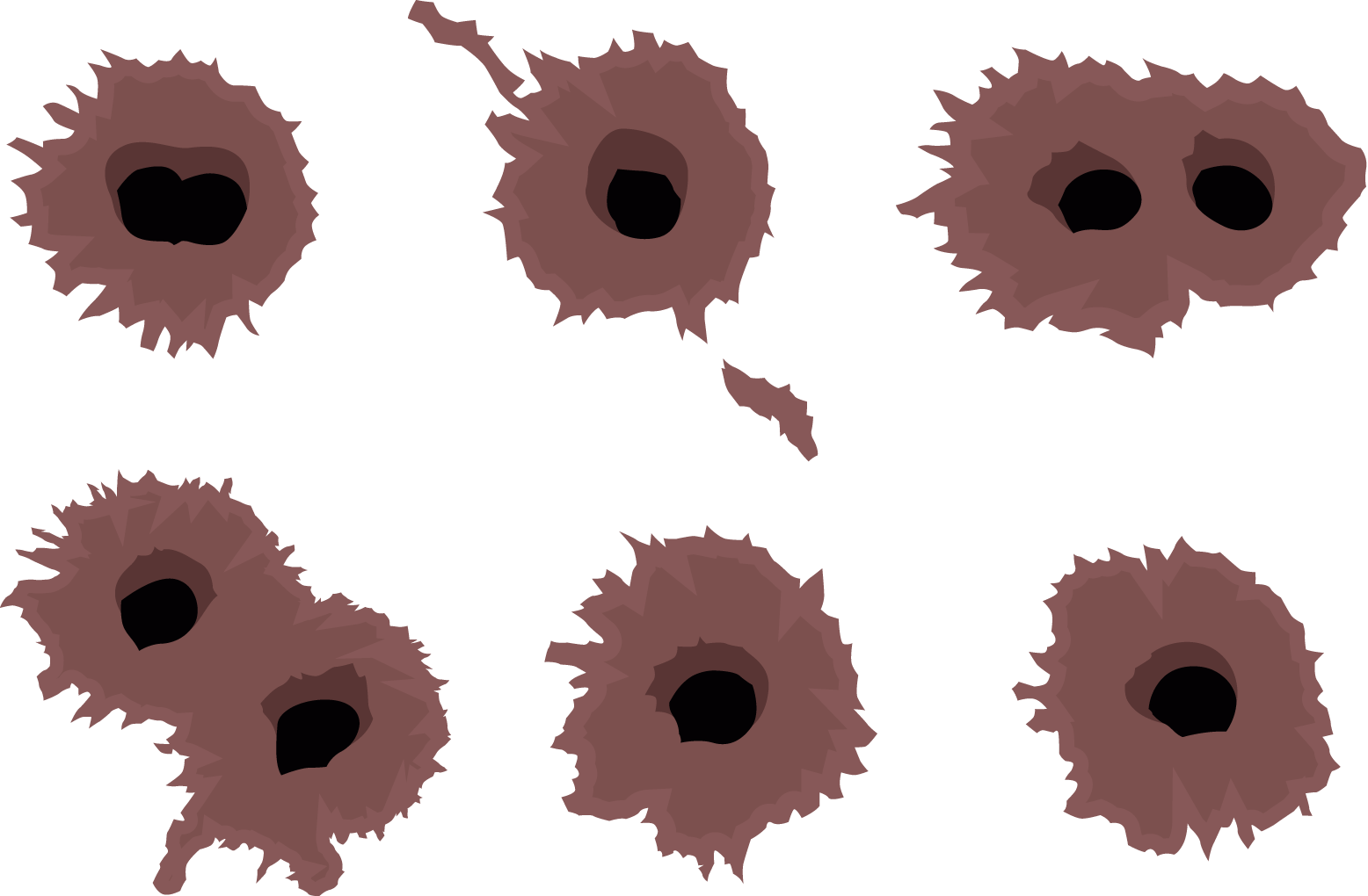 Metal Bullet Rusty - Rusty Bullet Hole Png Clipart (1556x1020), Png Download