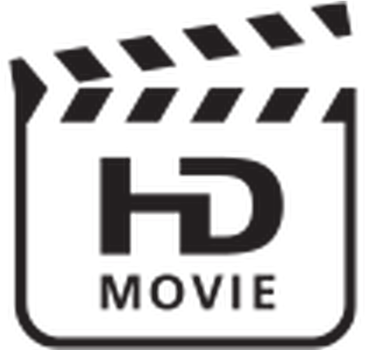 Hd Movies 720p - Movies Hd Logo Png Transparent Clipart (800x500), Png Download