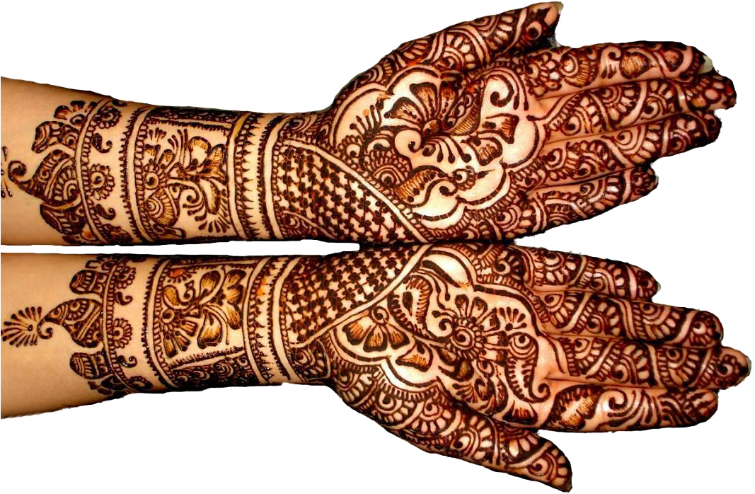 Mehndi Png - Mehendi Design Image Png Clipart (1066x800), Png Download