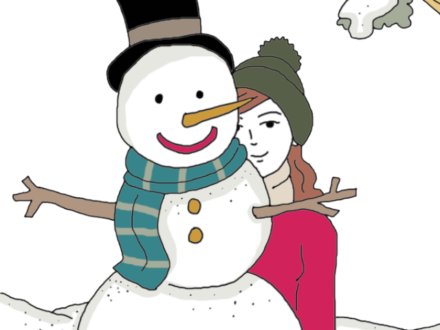 Snowfall Clipart Snow Floor - Cartoon - Png Download (640x480), Png Download
