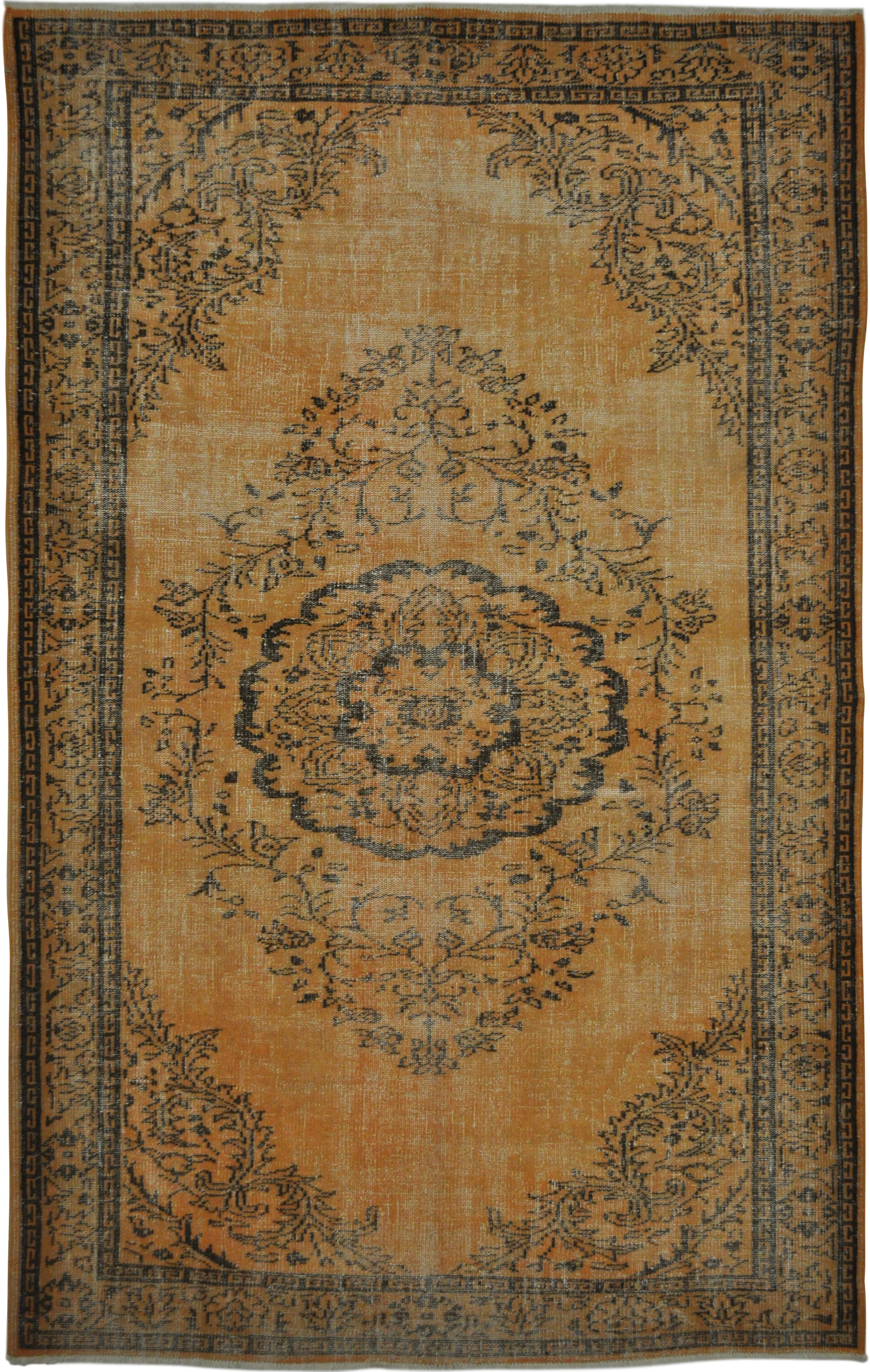 900 Vintage Turkish Isparta Distressed Over-dye Area Clipart (2840x4477), Png Download