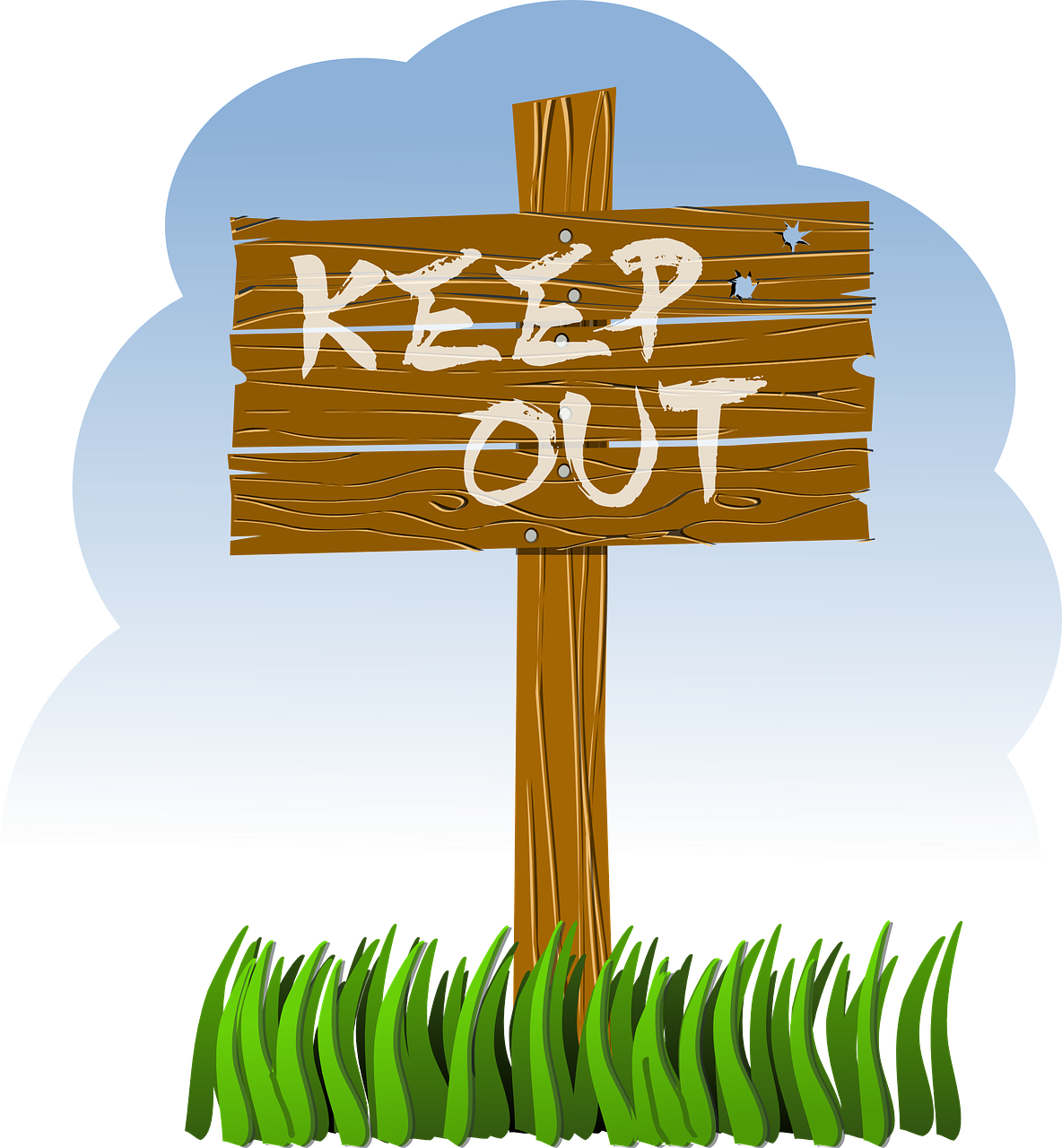 Post Wood Keep Out Road Board Png Image - Wooden Keep Out Sign Clipart (1184x1280), Png Download