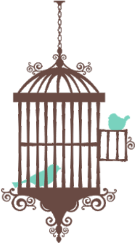 #birdcage #birds #cage #vintage #vogelkäfig #vögel - Bird And Cage Quote Clipart (604x640), Png Download