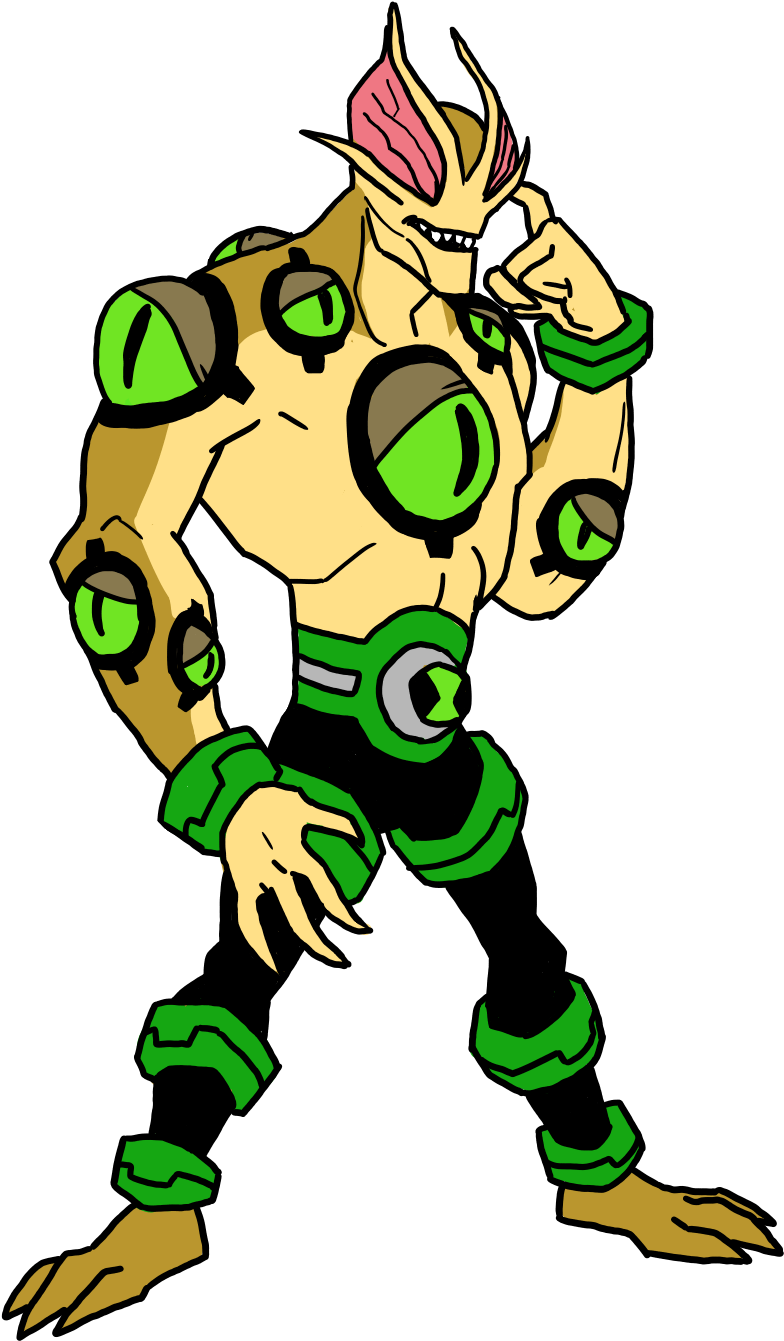 “eye Guy Was In The Latest Episode Of Ben 10 And Made - Ben 10 Eye Guy Clipart (904x1391), Png Download