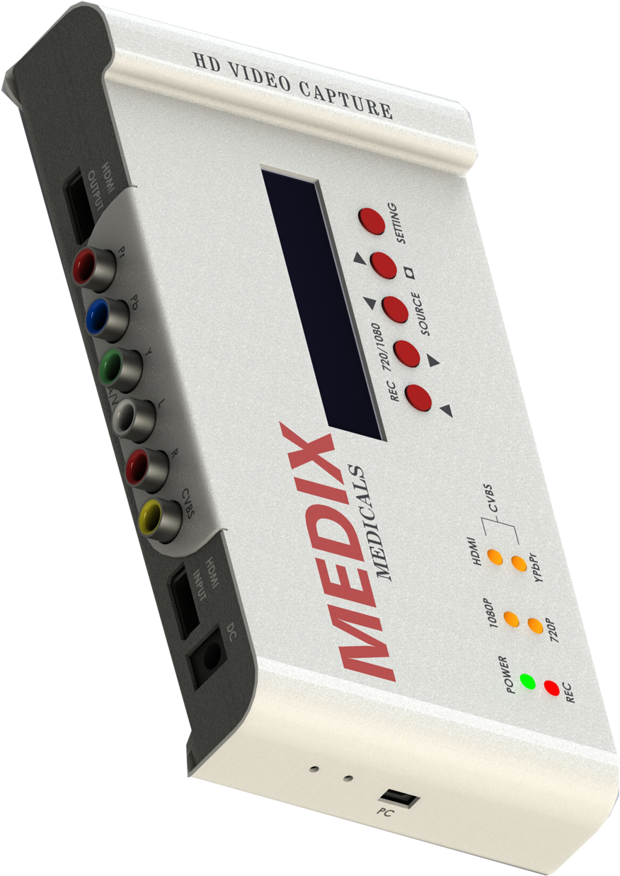 Medix Ez Cap Hd Video Recorder - Gadget Clipart (1176x1427), Png Download