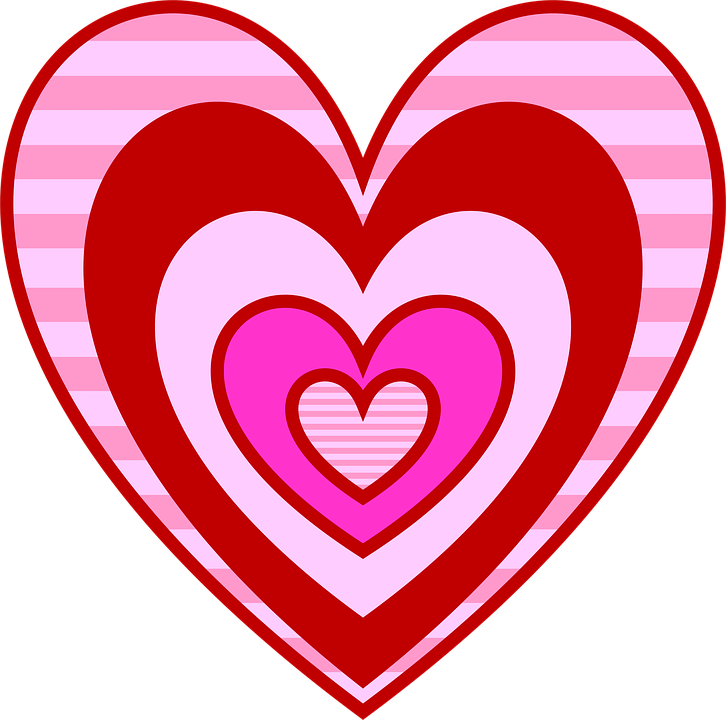Valentine Hearts - Heart Clipart (726x720), Png Download
