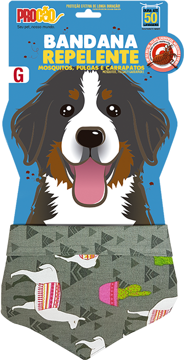 Bandana Repelente Procão G - Bandana Repelente Procao Clipart (800x800), Png Download