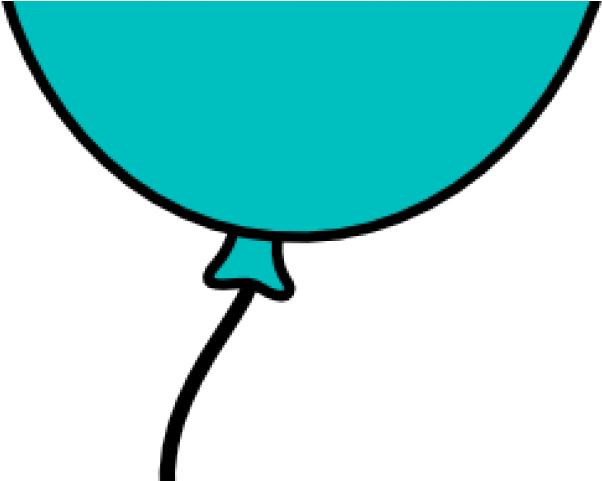 Dark Blue Clipart Single Balloon - Png Download (640x480), Png Download