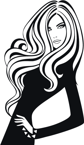 Silueta De Mujer Png Transparent Background - Silueta De Mujer En Png Clipart (650x650), Png Download