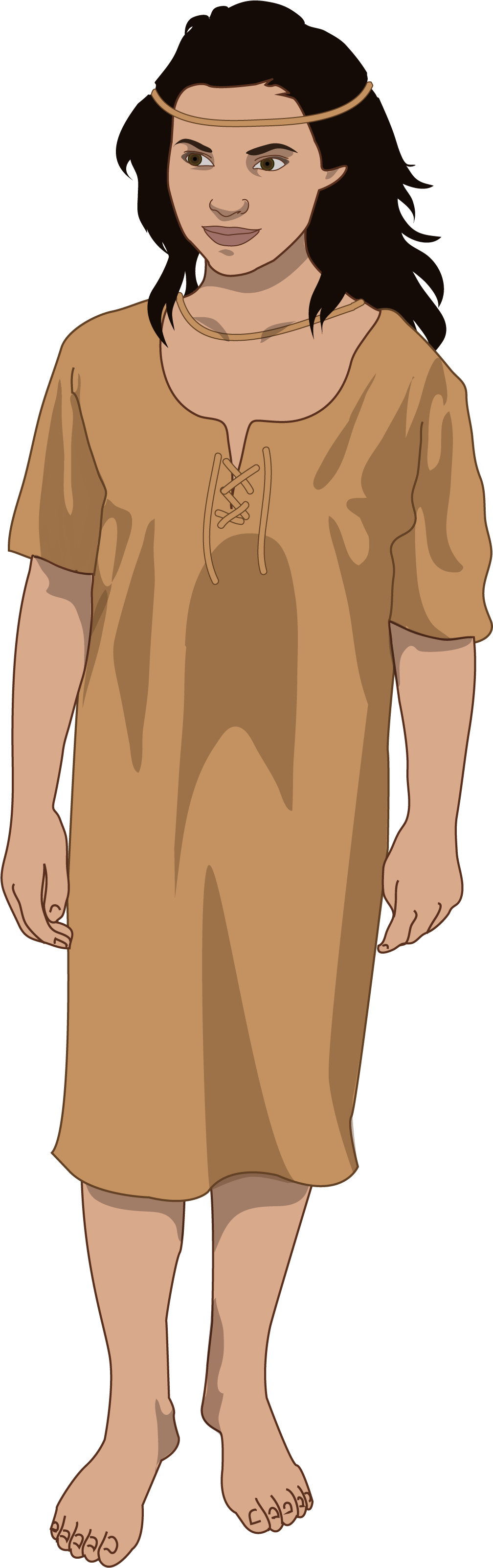 Aborigen Mujer - Aborigen Canario Clipart (2480x3508), Png Download