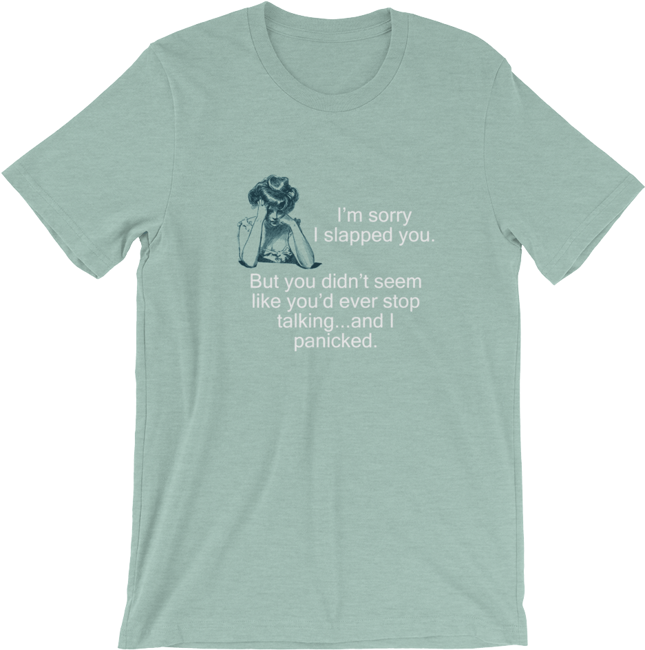 "sorry I Slapped You" Women's T-shirt - Ahs Shirt Clipart (1000x1000), Png Download