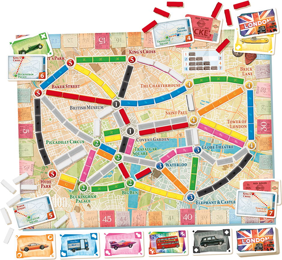 Ticket To Ride Clipart (940x867), Png Download