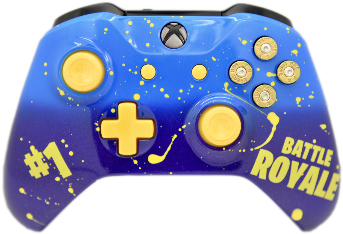 Battle Royale Xbox One S Controller - Blue Xbox One S Controller Clipart (1280x853), Png Download