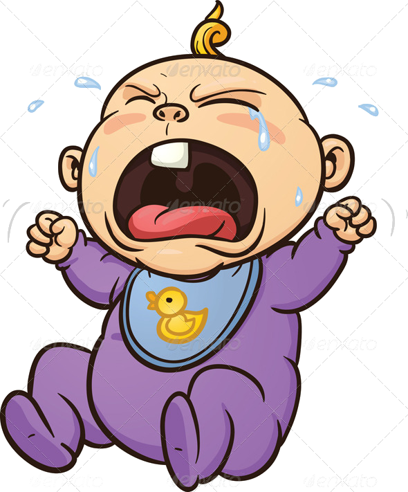 Collection Of Crying Transparent High Quality Ⓒ - Baby Cry Gif Cartoon Clipart (590x711), Png Download