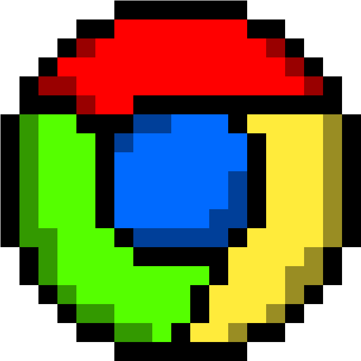 Google Chrome Logo - Pewdiepie Logo Pixel Art Clipart (1184x1184), Png Download