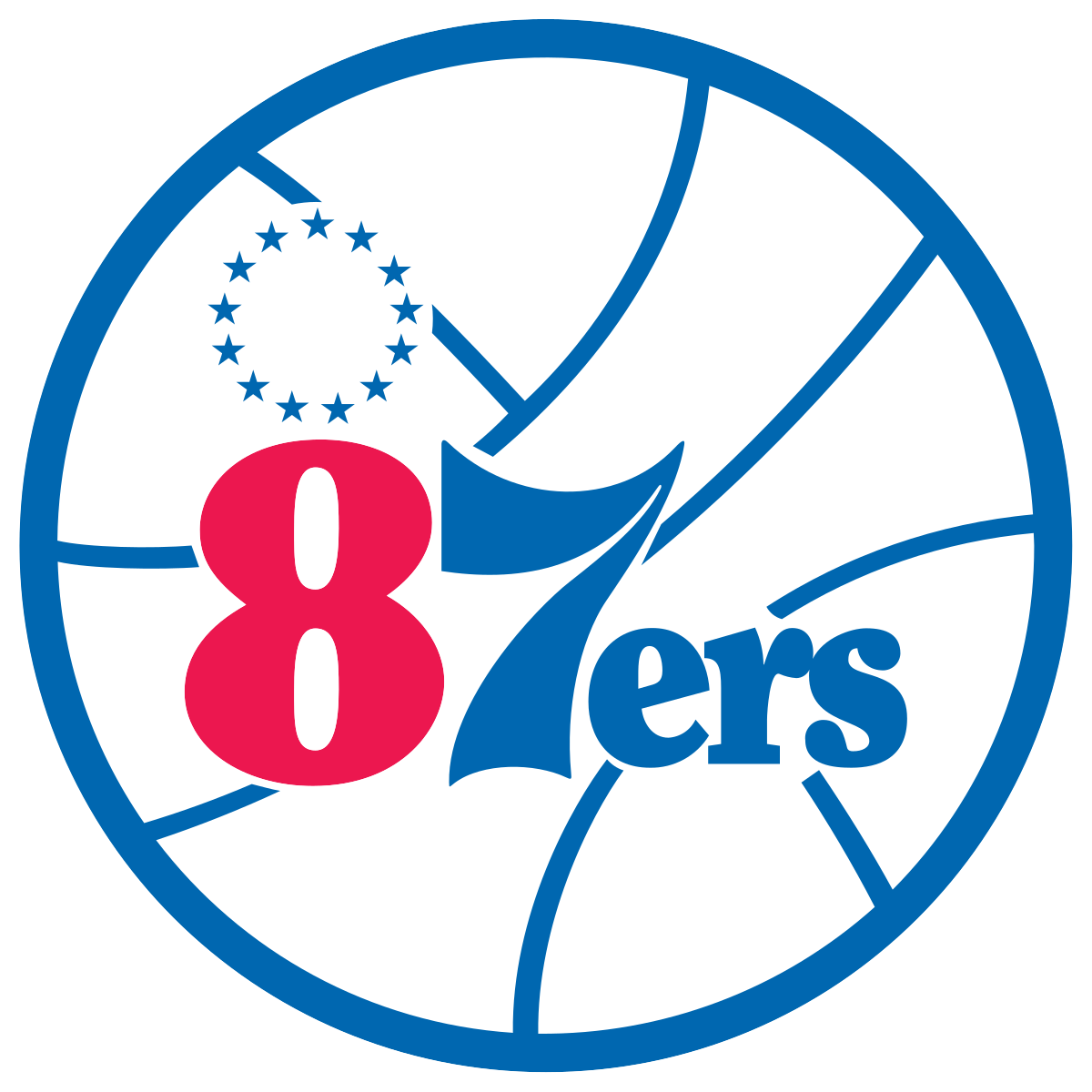 Dateiphiladelphia 76ers Logosvg &ndash Wikipedia - Philadelphia 76ers Logo Png Clipart (1200x1200), Png Download