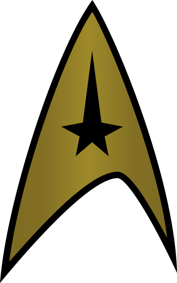 Starfleet Logo Png - Star Trek Starfleet Insignia Clipart (707x1131), Png Download