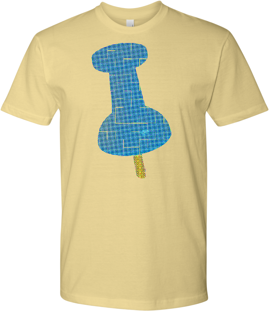 Thumbtack T-shirt - T-shirt Clipart (1024x1024), Png Download