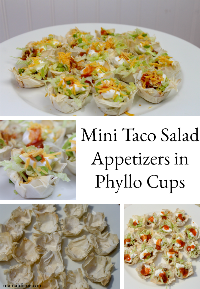 Oh, My Goodness These Mini Taco Salad Appetizers In Clipart (673x973), Png Download