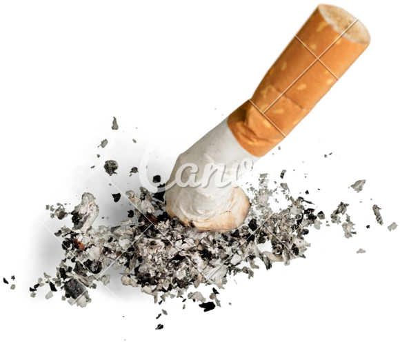 Ashed Cigarette Png Clipart (800x726), Png Download