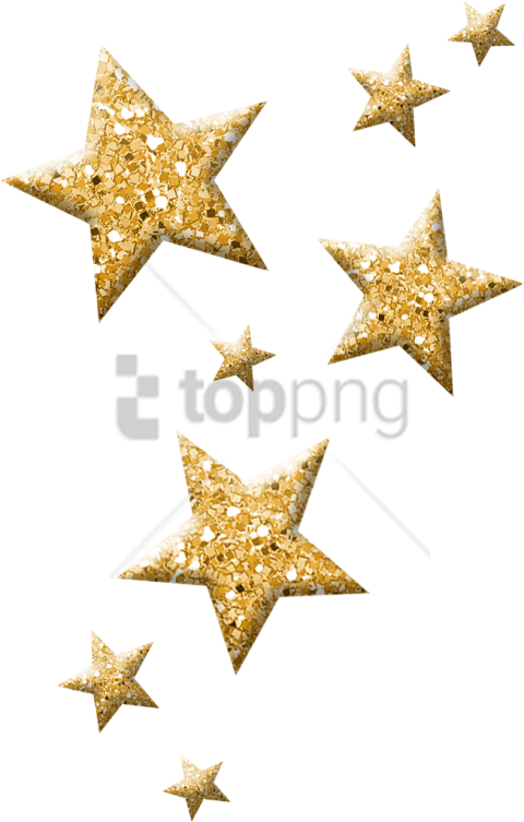 Free Png Christmas Gold Star Png Png Image With Transparent - Gold Stars Clipart Png (480x753), Png Download